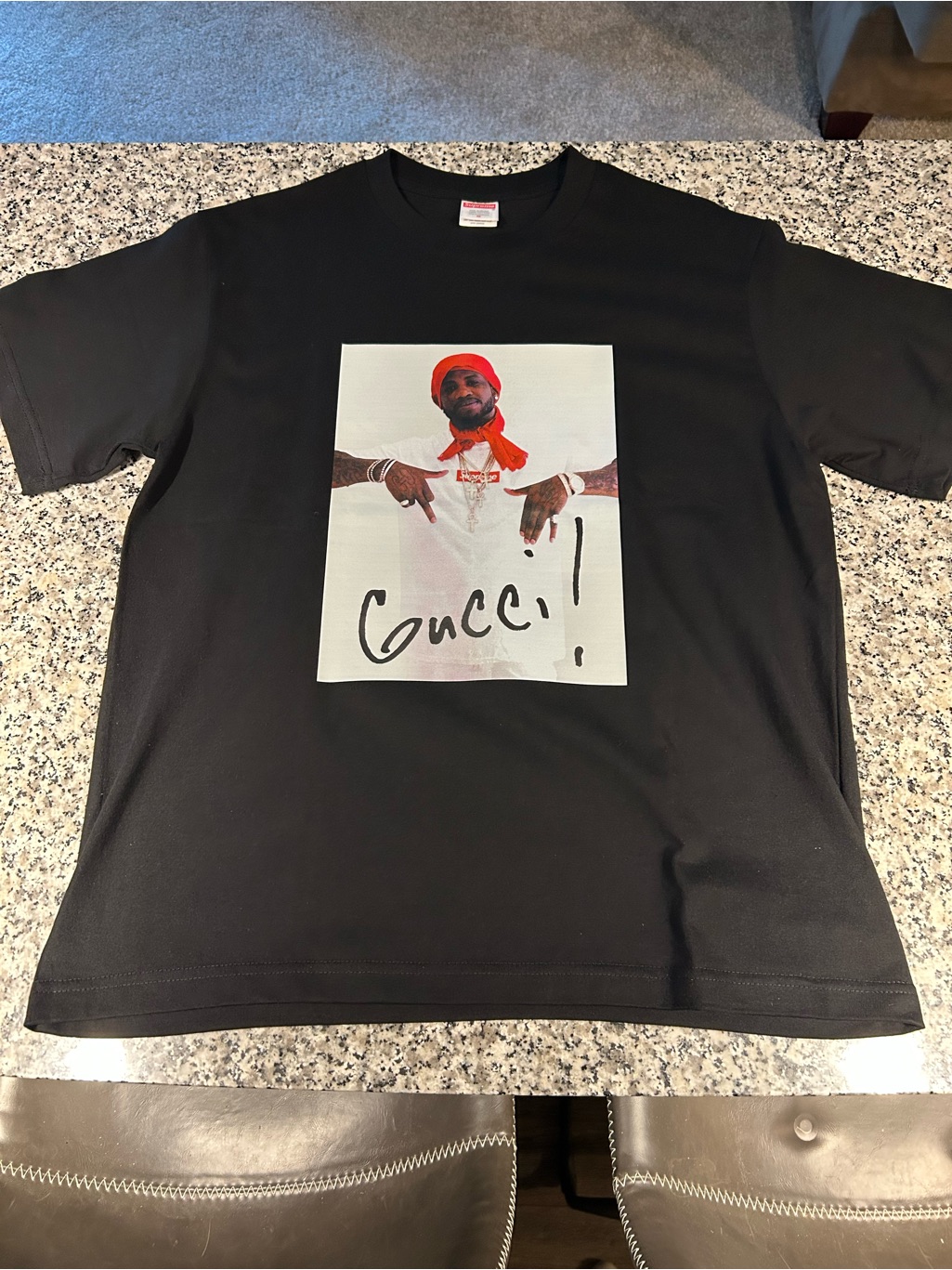 Black Gucci Mane Supreme Shirt